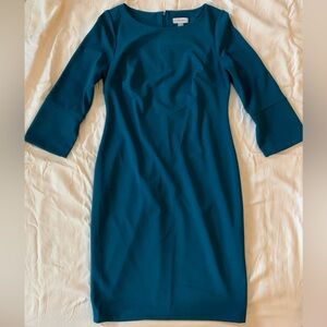 Calvin Klein Teal Sheath Dress